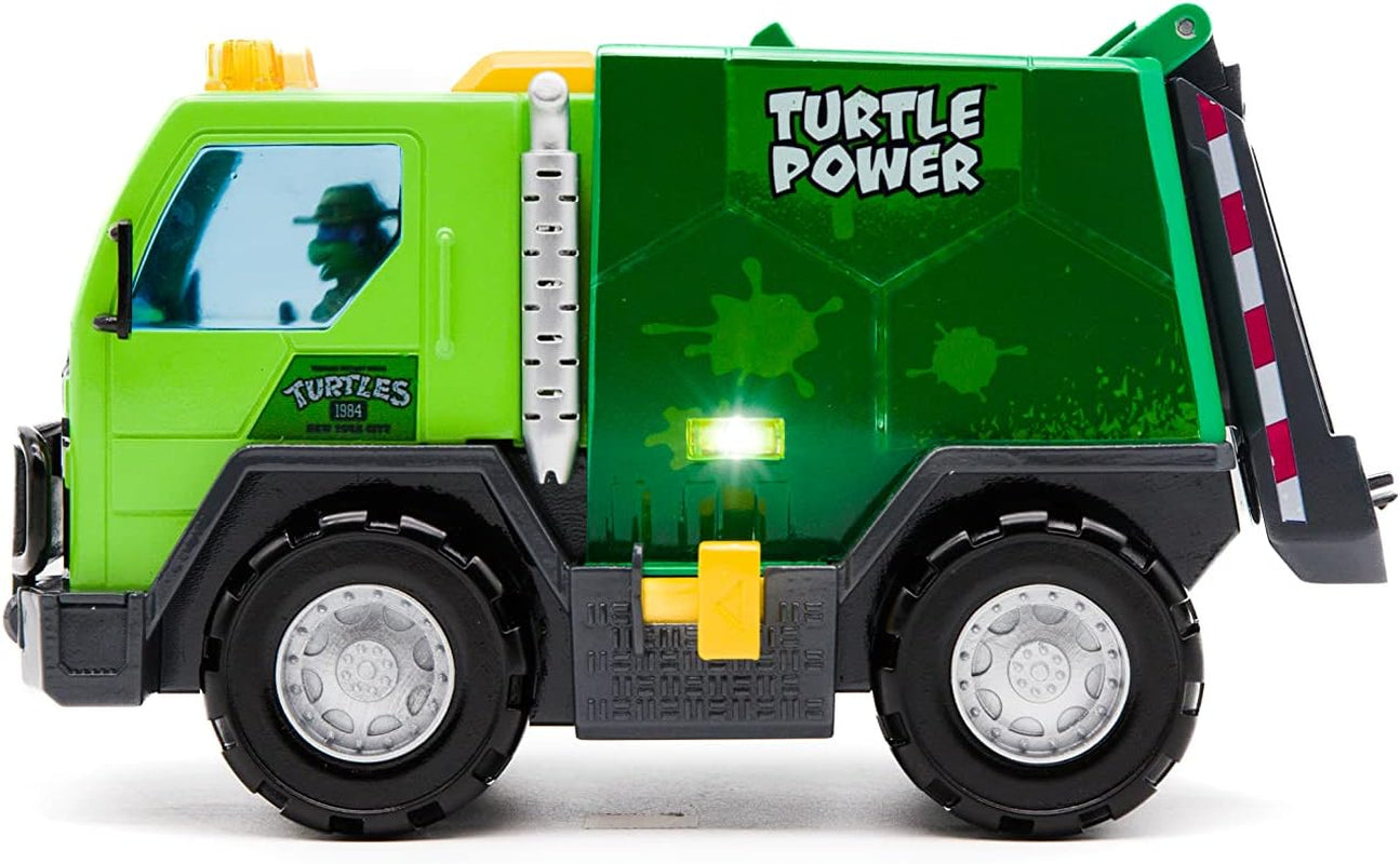 Teenage Mutant Ninja Turtles Thrash N' Battle - Camión de basura con luces y sonidos