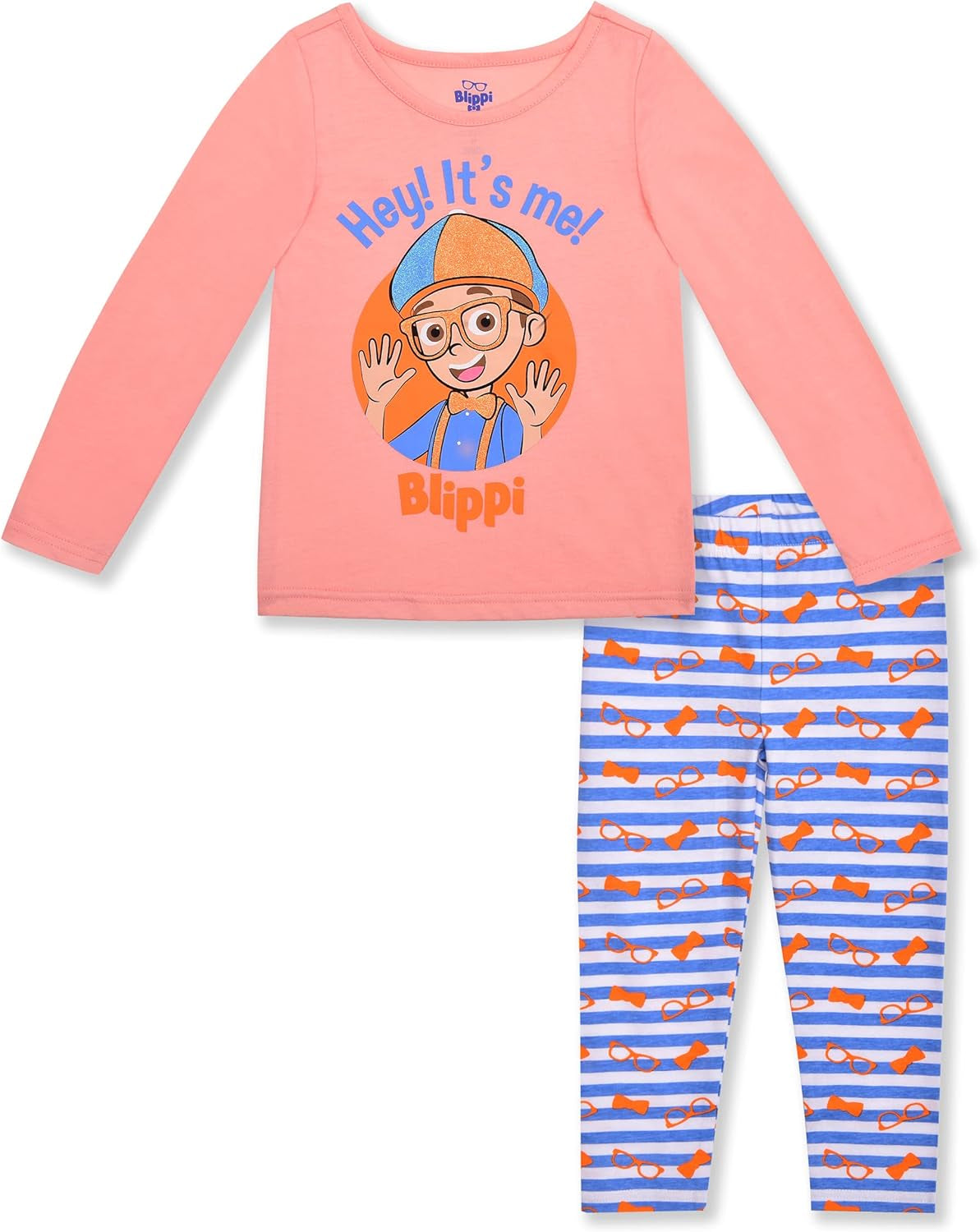 Blippi Conjunto de camiseta de manga larga y pantalones de leggings