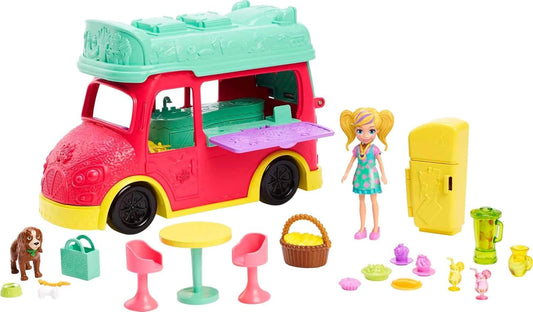 Polly Pocket Swirlin' Smoothie Truck - Vehículo transformador