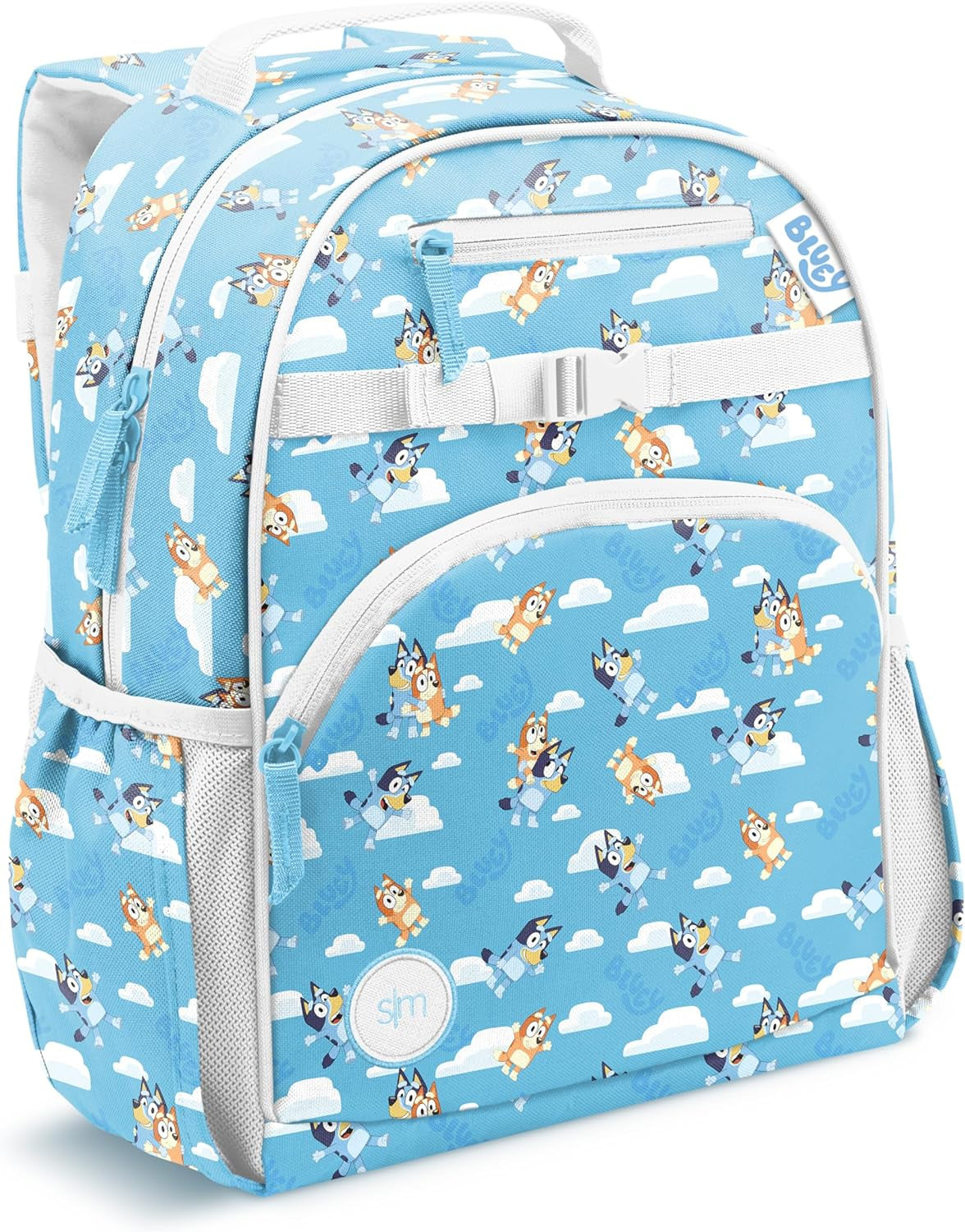 Simple Modern Mochila mediana Bluey 15 pulgadas