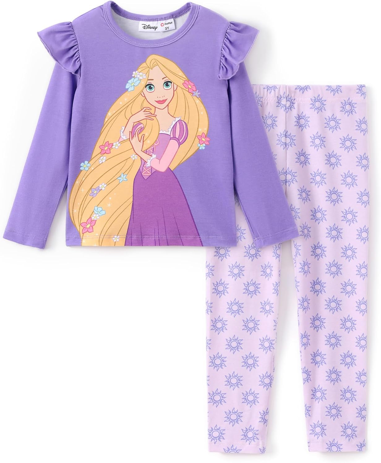 Disney Conjunto de ropa de princesa Rapunzel