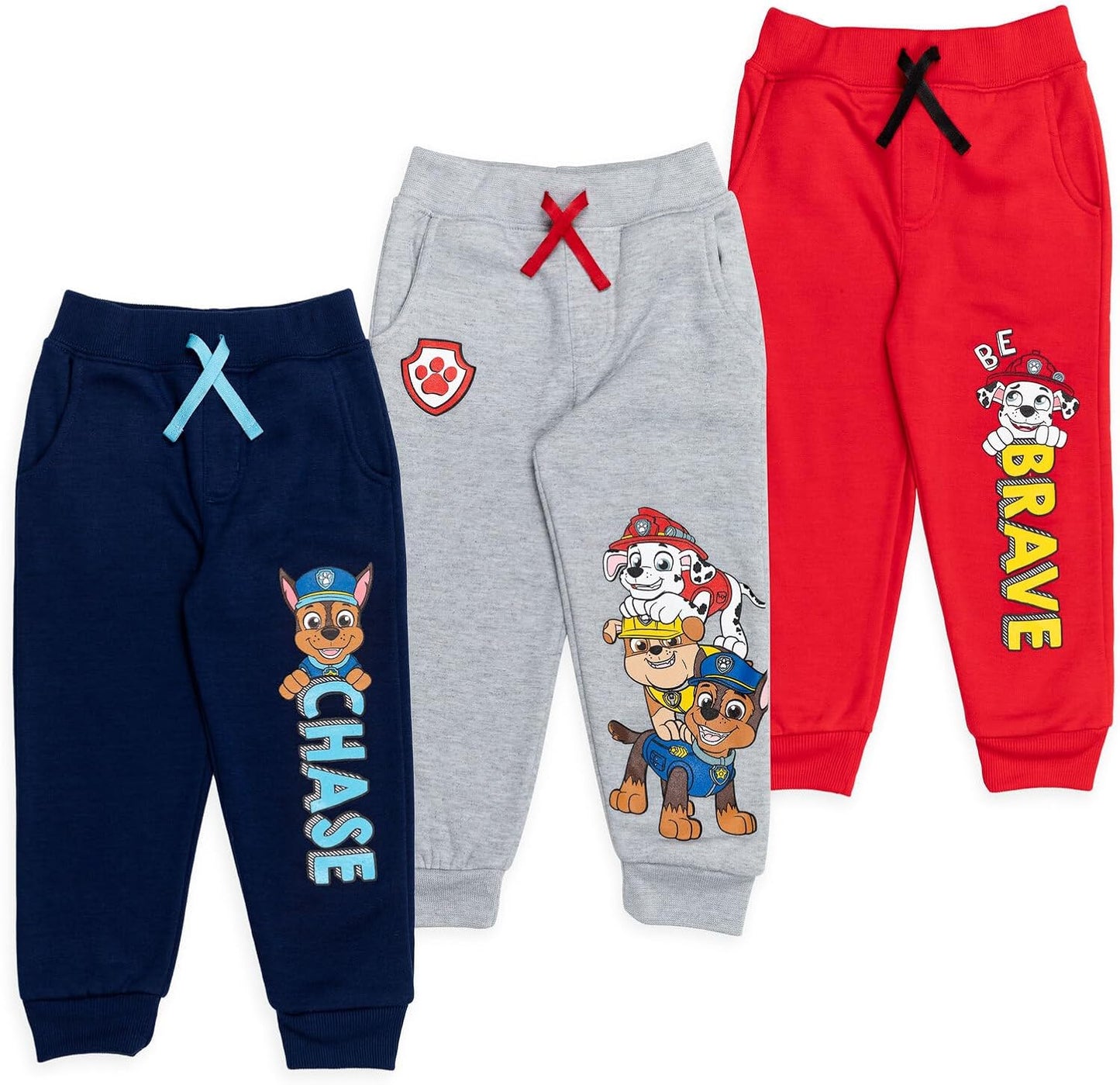 Paw Patrol Paquete de 3 pantalones de forro