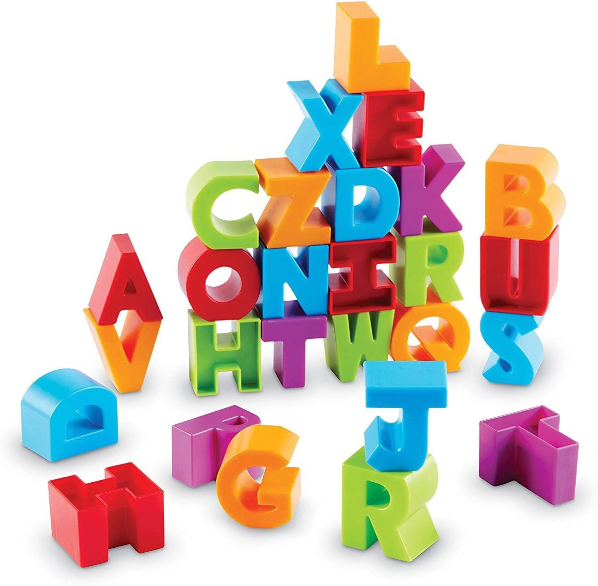 Letter Blocks, Fine Motor Toy, Abcs, Letter Recognition, Alphabet, 36 Pieces, Ages 2+