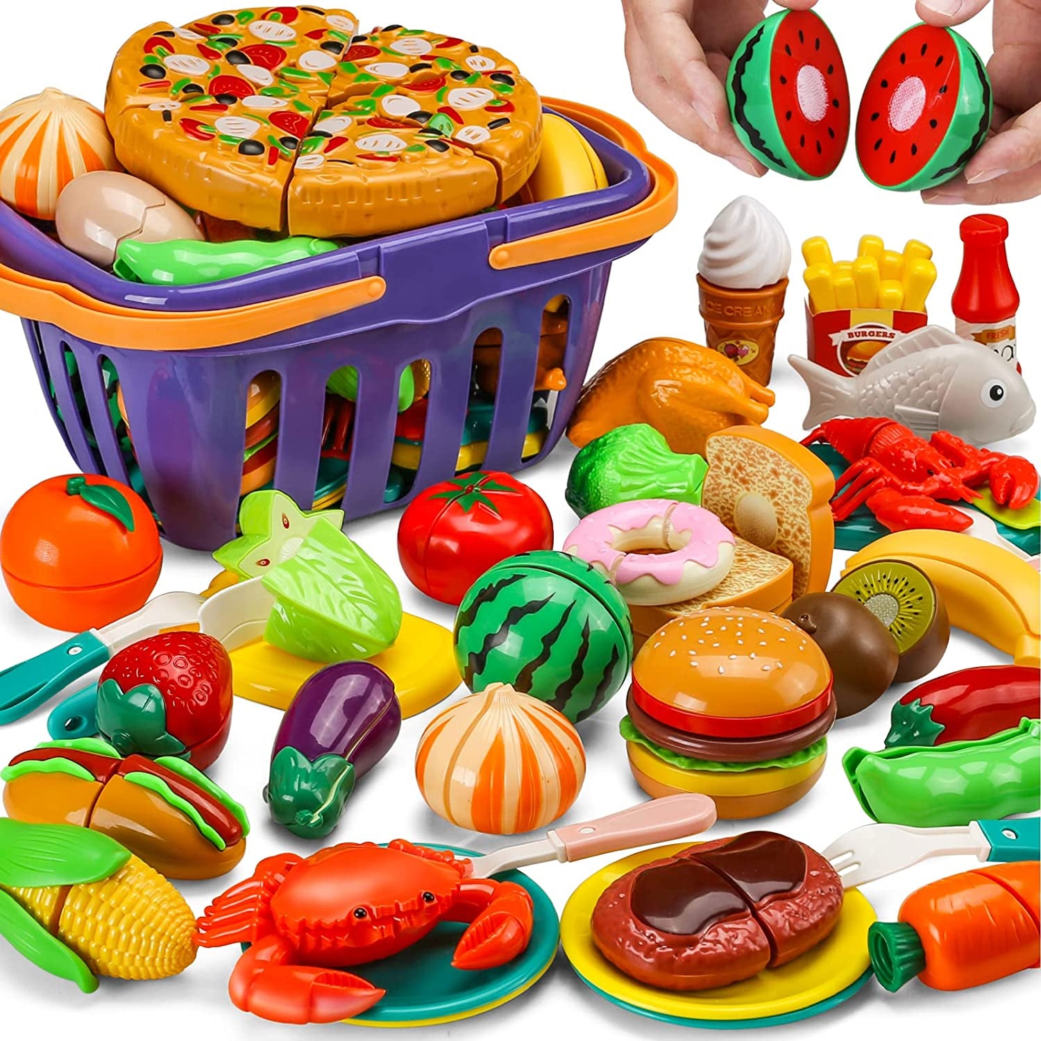 Comida de plastico para niños online