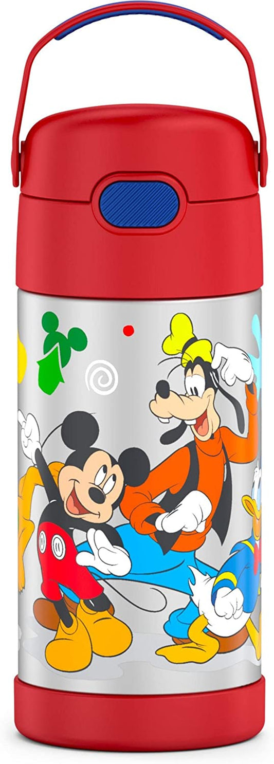 THERMOS FUNTAINER Botella de agua de acero inoxidable Mickey Mouse