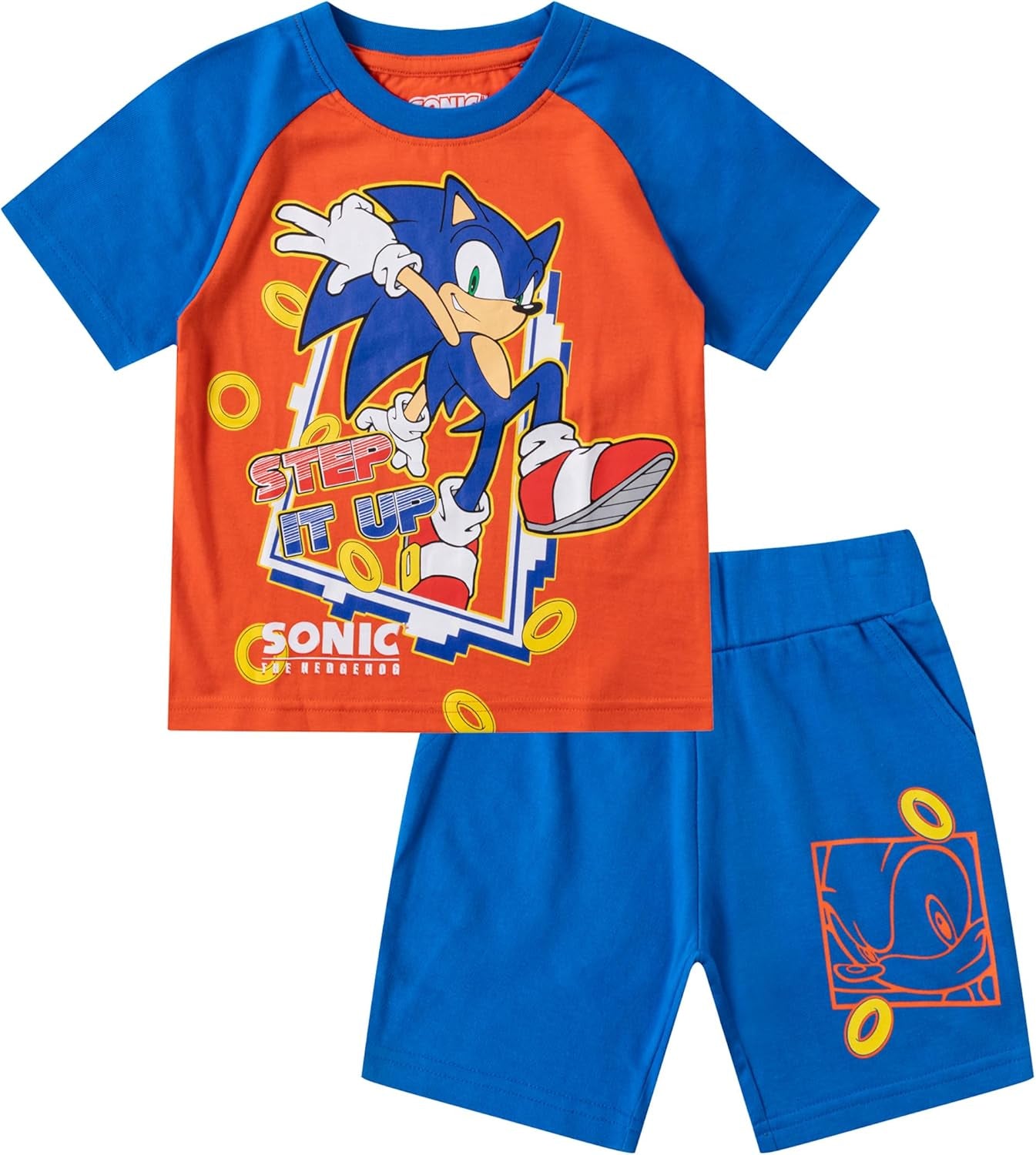 SEGA Sonic the Hedgehog - Conjunto de camiseta y pantalones