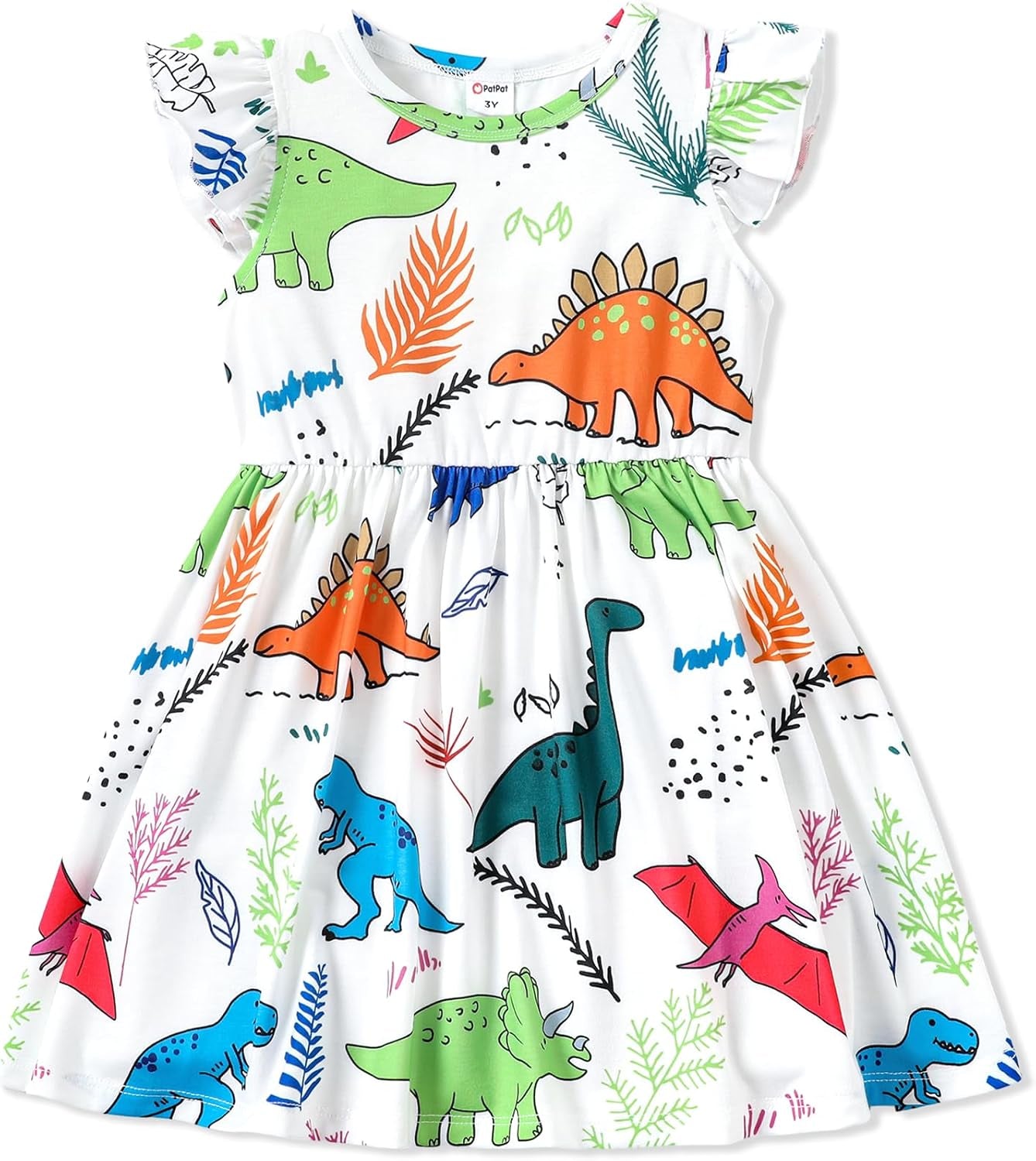 PATPAT Vestido Dinosaurio 