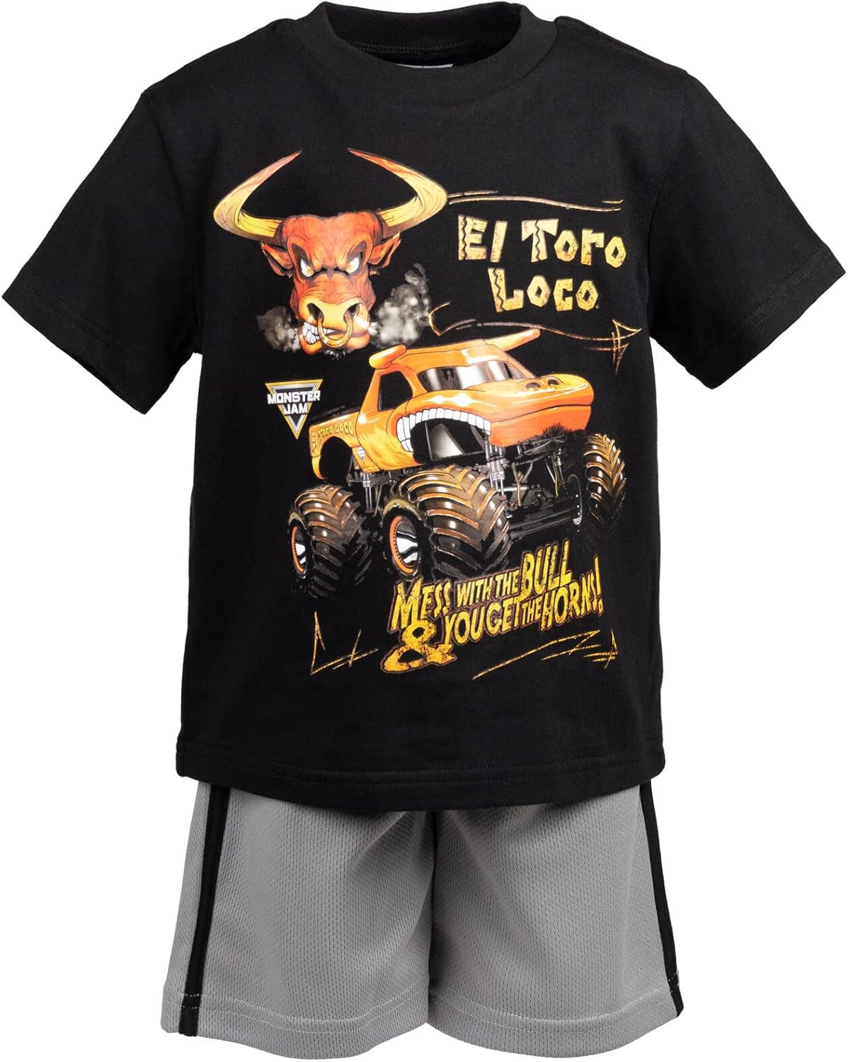 Monster Jam Conjunto de camiseta y pantalones cortos 