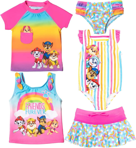 Paw Patrol  - Conjunto de traje de baño de 5 piezas