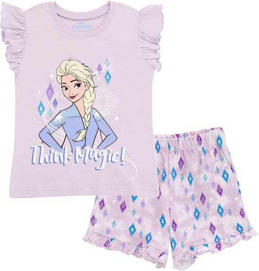 Camiseta sin mangas y pantalones cortos Frozen 