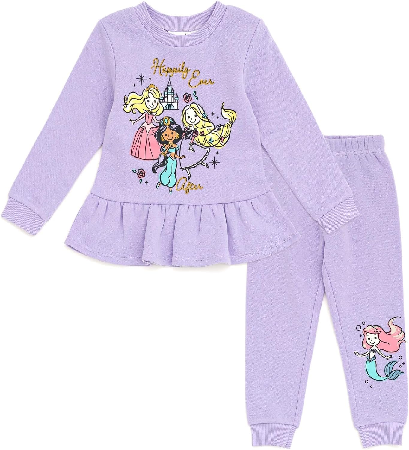 Disney Conjunto de sudadera y pantalones de forro polar de Winnie the Pooh 