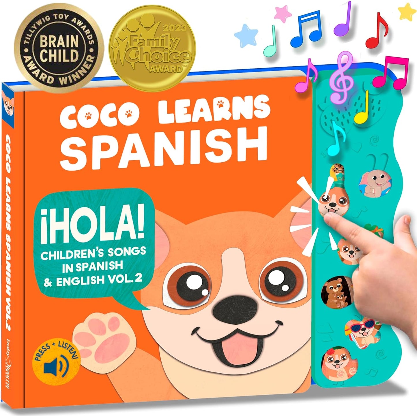 Coco Learns Spanish Vol. 2 | Libros musicales