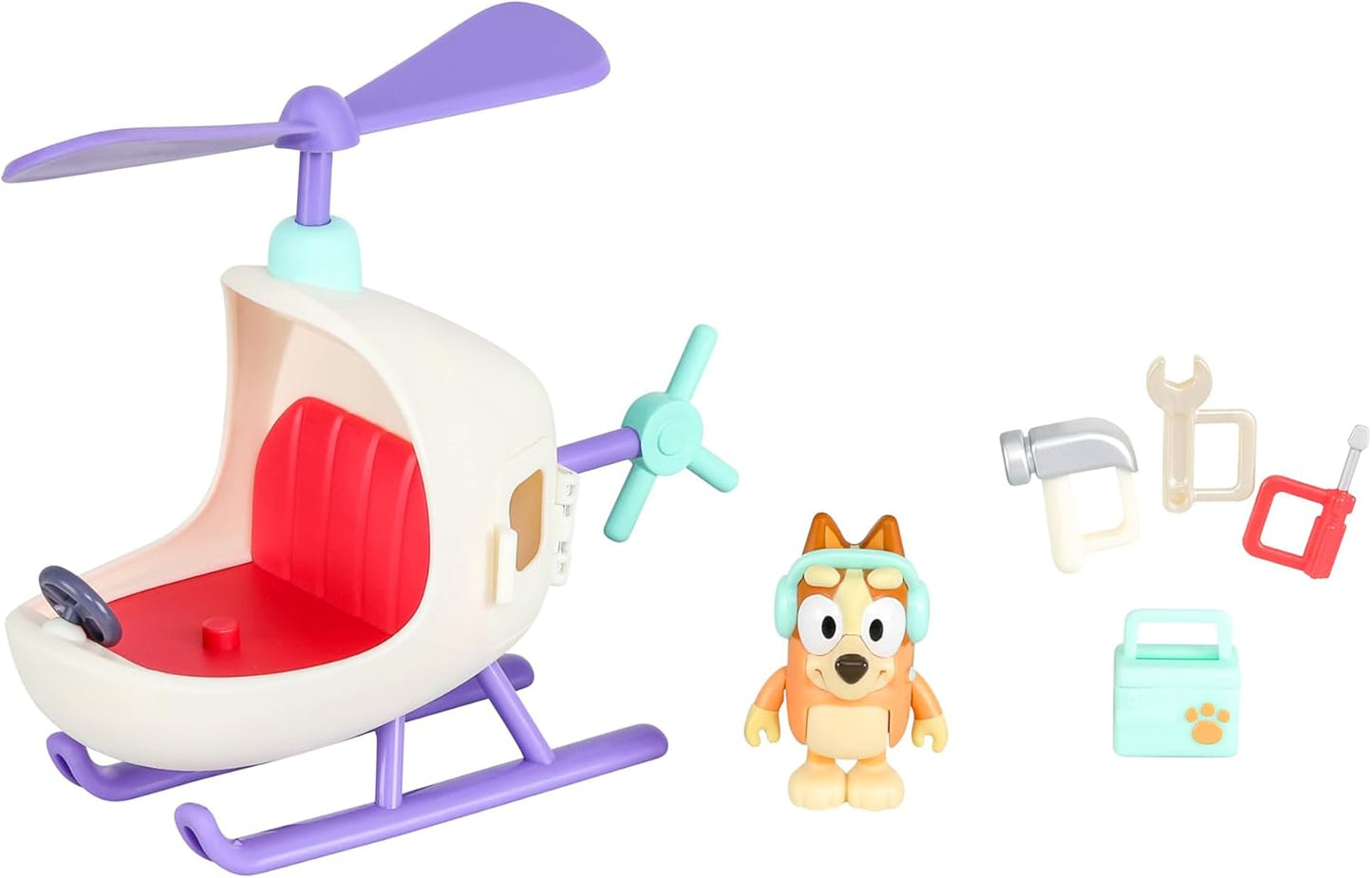 Bluey Paquete de vehículos y figuras Helicóptero de Bingo