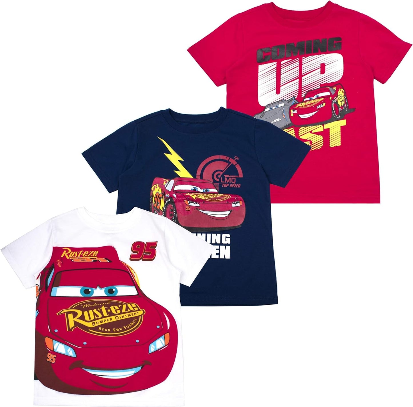 Pack 3 Camisetas, Cars 