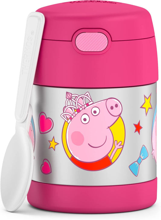 THERMOS FUNTAINER - Tarro de comida de acero inoxidable Peppa Pig