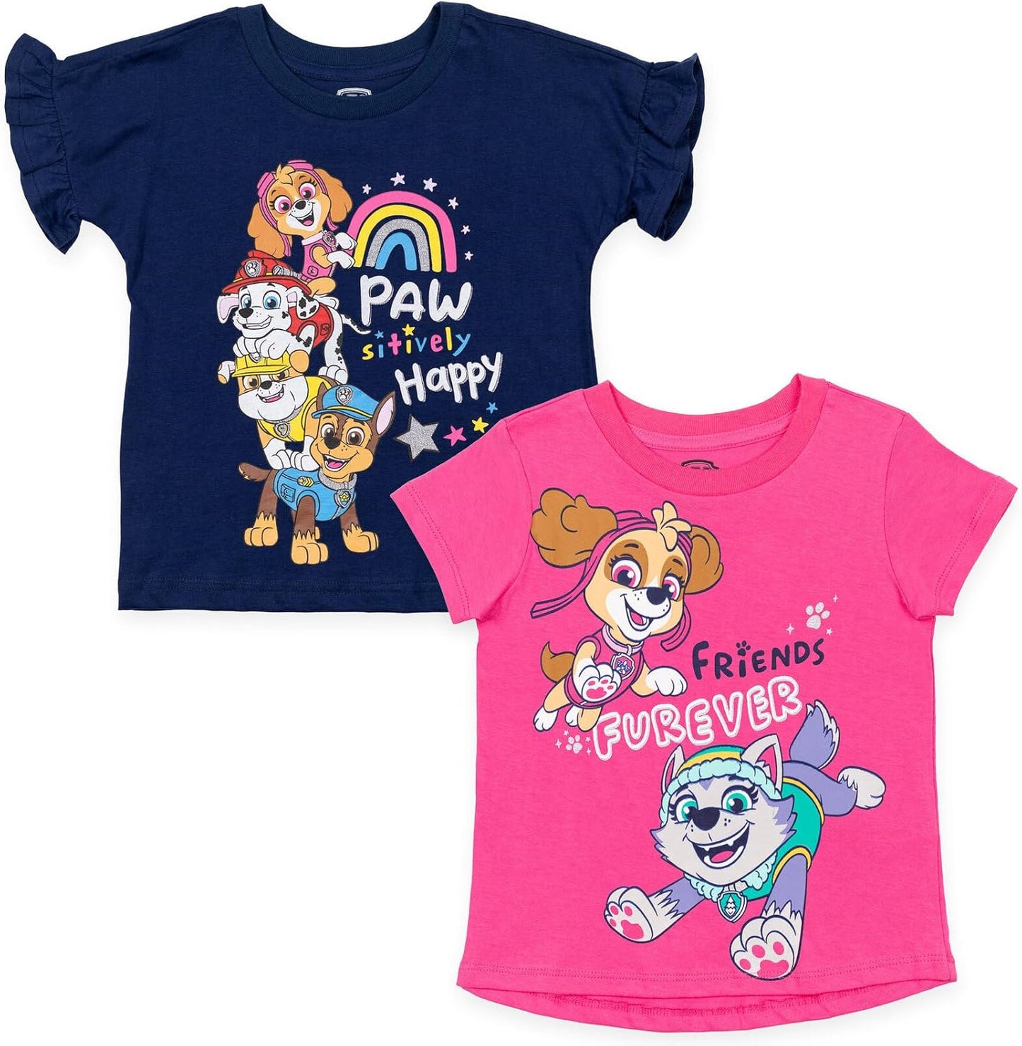 Paw Patrol Paquete de 2 camisetas 