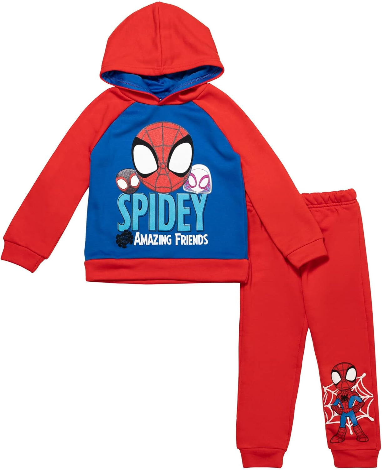 Conjunto de sudadera con capucha y pantalones Spiderman 