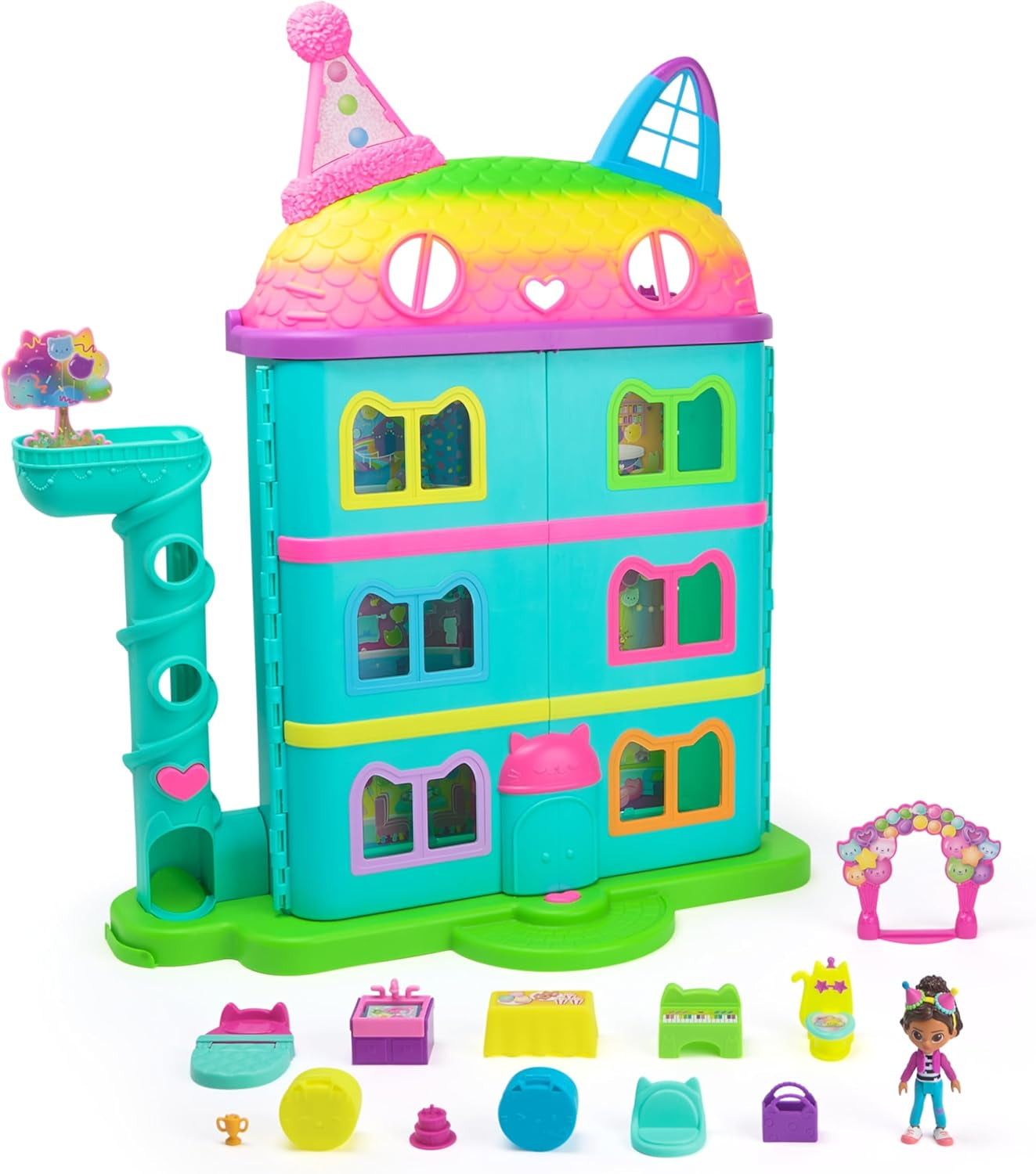 Gabby's Dollhouse, con temática de arco iris