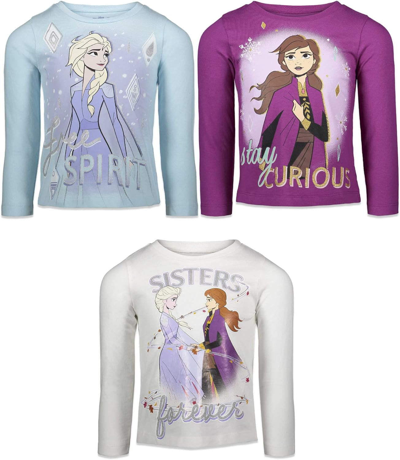 Disney Frozen  - Paquete de 3 camisetas 