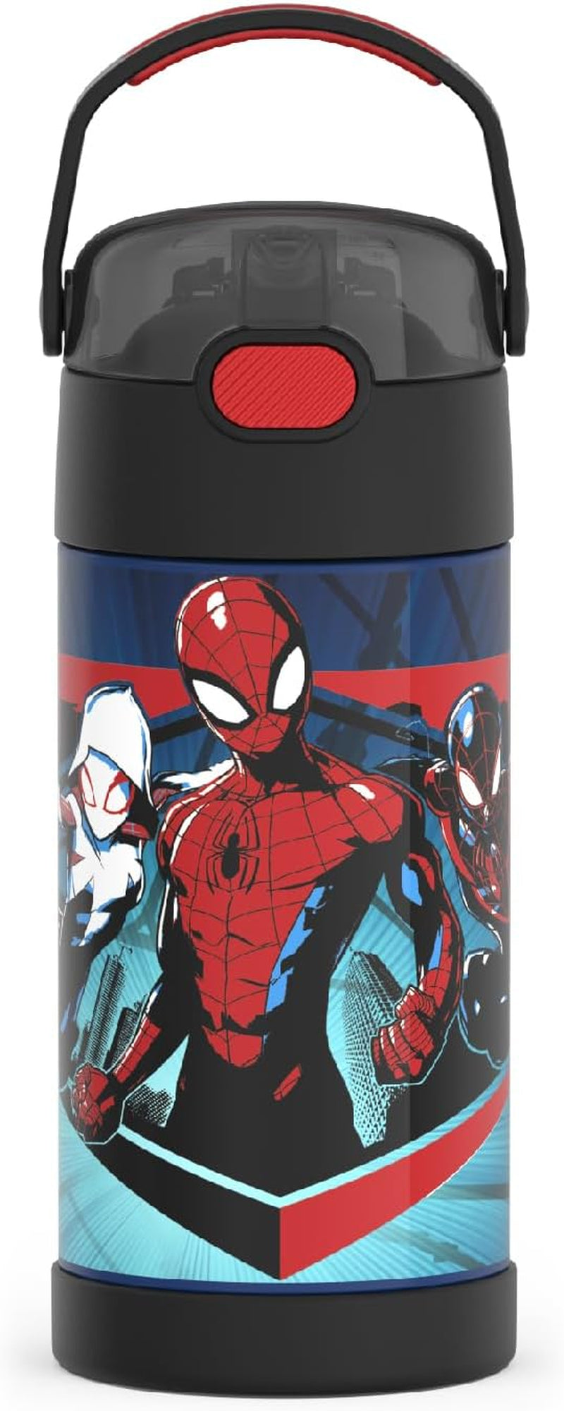 THERMOS FUNTAINER - Botella de agua de acero inoxidable Spider-Man