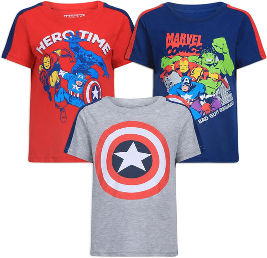 Marvel paquete de 3 camisetas 