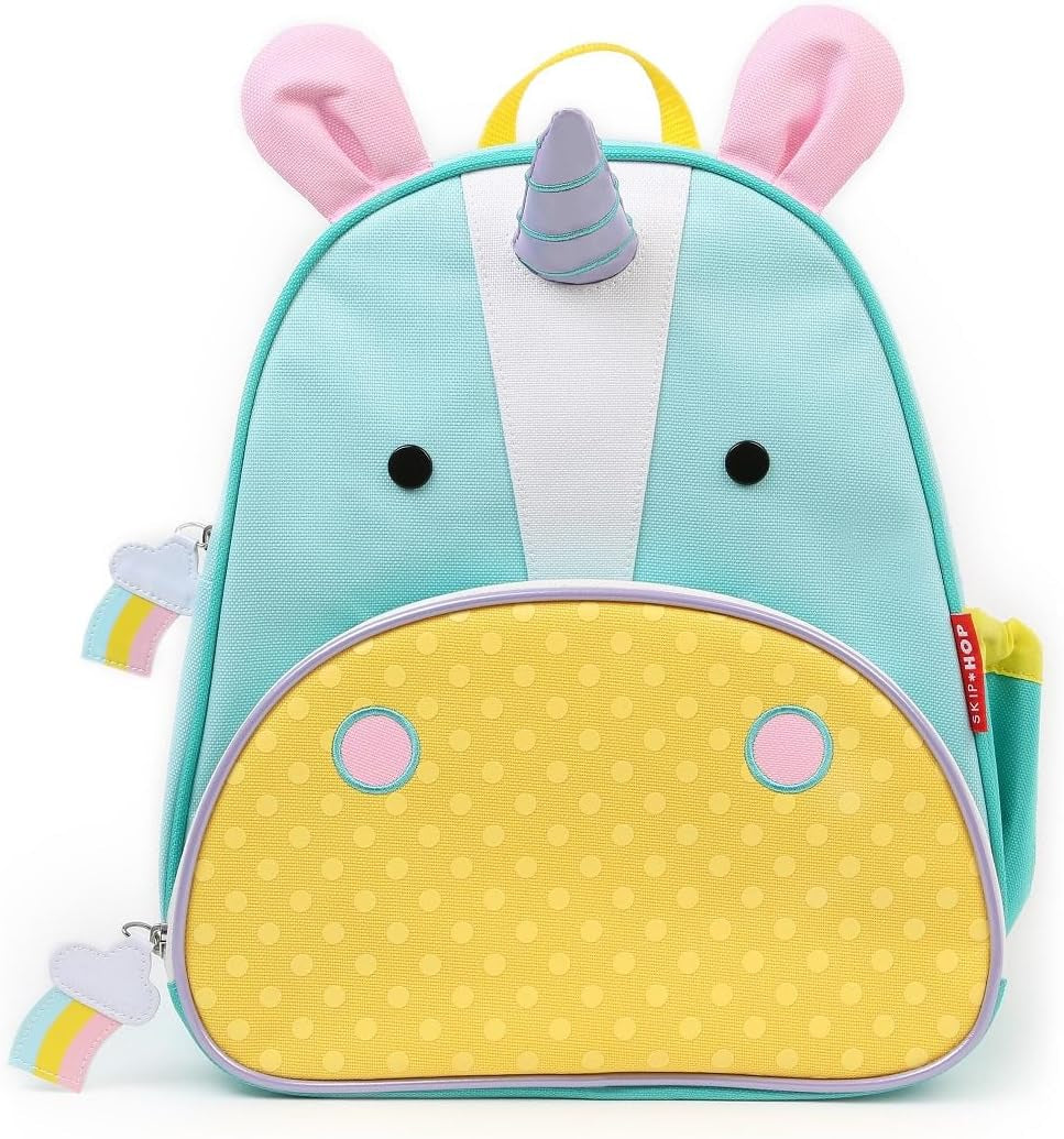 Skip Hop - Mochila para preescolar, colección Zoo Unicornio 12" Pulgadas 