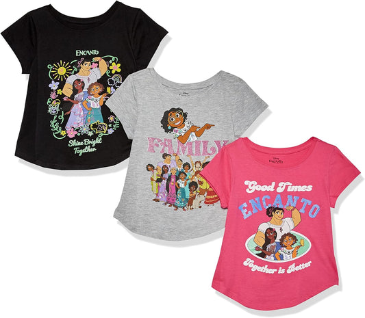 Disney Paquete de 3 camisetas Encanto